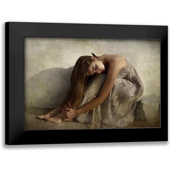 Mest, Olga 14x11 Black Modern Framed Museum Art Print Titled - Saudade