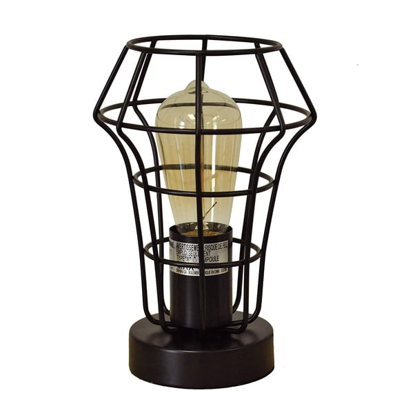 Mestar Decor Industrial & Modern Simplicity Style 9"H Uplight with a Free Edison Bulb