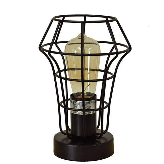 Mestar Decor Industrial & Modern Simplicity Style 9"H Uplight with a Free Edison Bulb