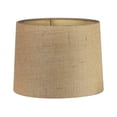 thumbnail image 1 of Mestar Decor Uno Fitter Small Natural Burlap Lampshade 9" x 10" x 7.5", 1 of 7