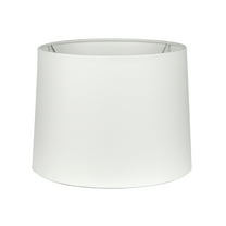 Mestar Decor Uno Fitter Small Off White Fabric Lampshade 9" x 10" x 7.5"
