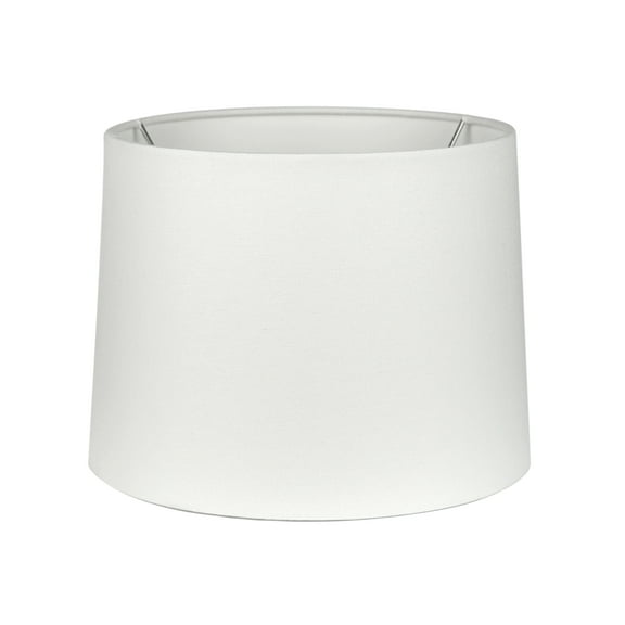 Mestar Decor Uno Fitter Small Off White Fabric Lampshade 9" x 10" x 7.5"