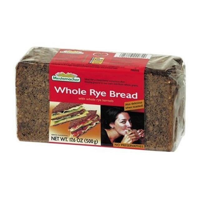 Mestemacher All Natural German Whole Rye Bread with Rye Kernels ...