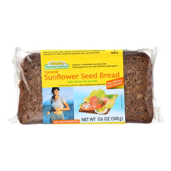 Mestemacher Natural Sunflower Seed Bread with Whole Rye Kernels