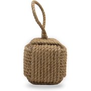 MesuBari 5.5 Inch Natural Twisted Rope Door Stopper, Heavy Duty 7.1 lbs, 1 Piece