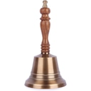 MesuBari Premium Handheld Service Bell, Bronze, 8x 4, 1 Count