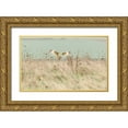 thumbnail image 1 of Meswani, Prashant 14x10 Gold Ornate Wood Framed with Double Matting Museum Art Print Titled - Hunting Short Eared Owl, 1 of 4