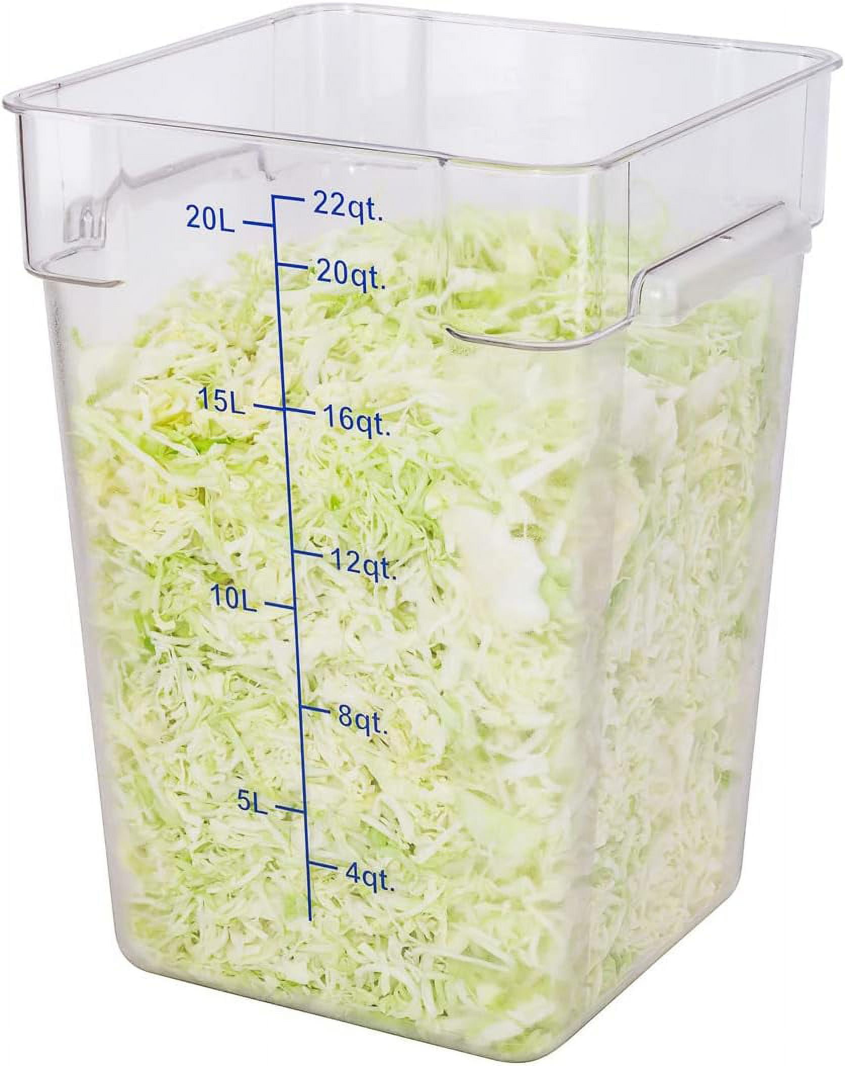 Met 22 Quart Buckets 10 Square Marinating Containers With Volume