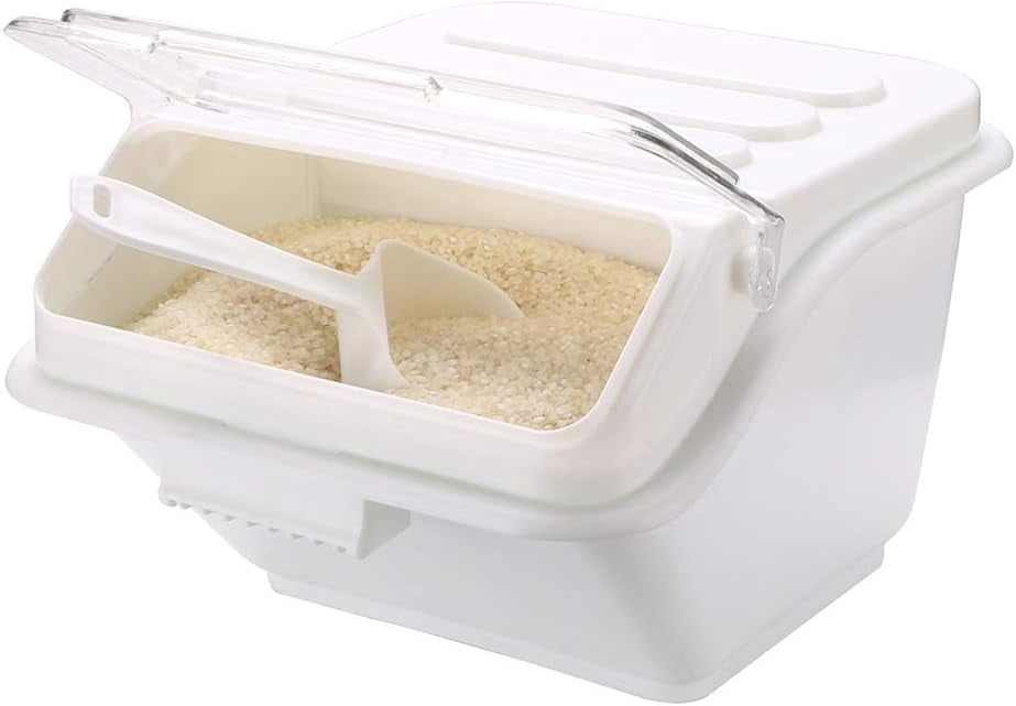 Stackable Ingredient Containers Met Lux 2.6 Gallon Ingredient Bin 1 With Lid Food Storage Bin - With ...