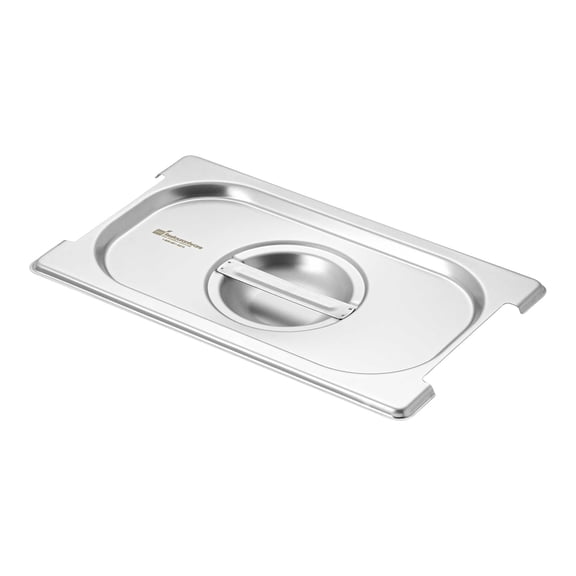 Met Lux Rectangle Stainless Steel Lid - Fits Full Size Steam Table Pan - 1 count box