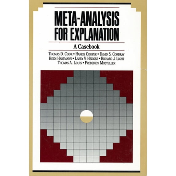 Pre-Owned Meta-Analysis for Explanation: A Casebook (Paperback) 0871542285 9780871542281