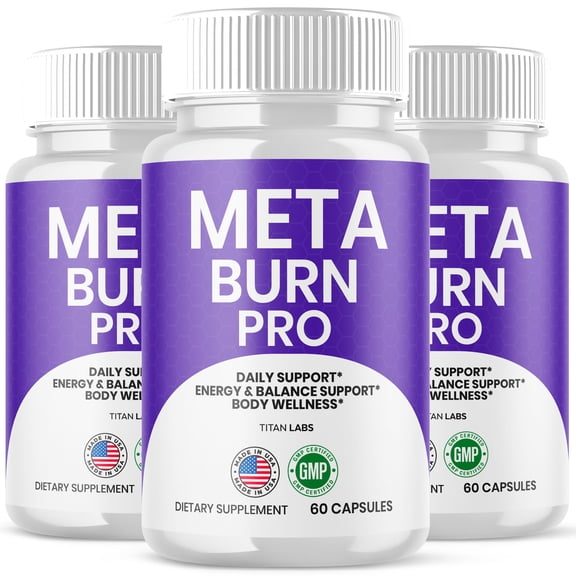 Meta Burn Pro Advanced Formula Pills Supporting Your Active Lifesyle Naturally MetaBurn Pro 180 Capsules