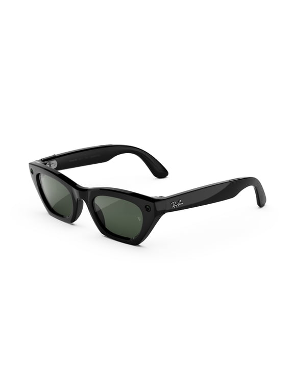 Ray-Ban Meta (Gen 3) Zena, Shiny Black, Transitions Graphite Green Lenses