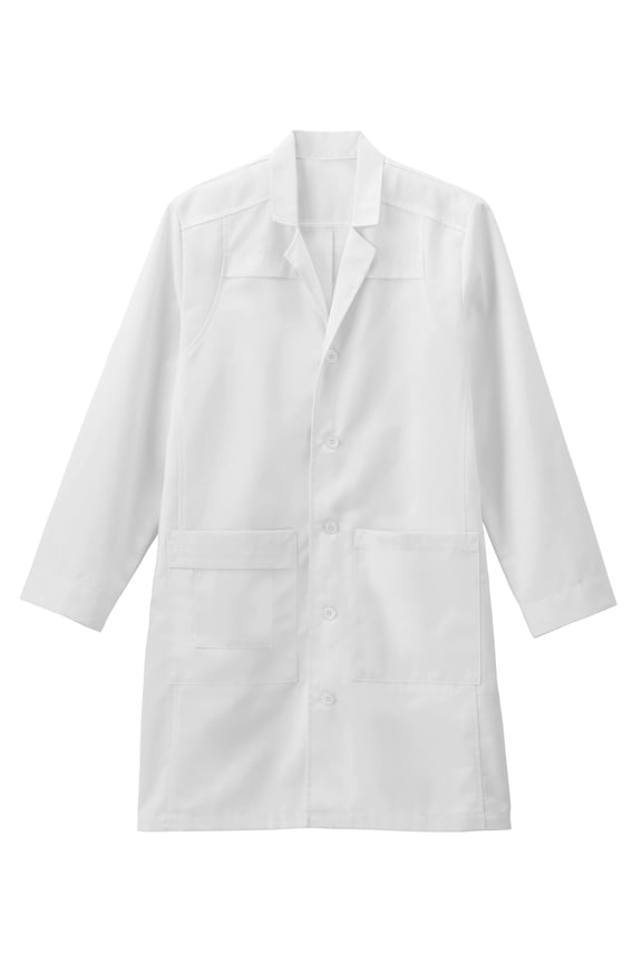 Men's 38" Twill Trench iPad Pocket White 46