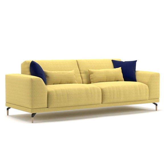 Meta Modern Sofa with 4 Pillow Set