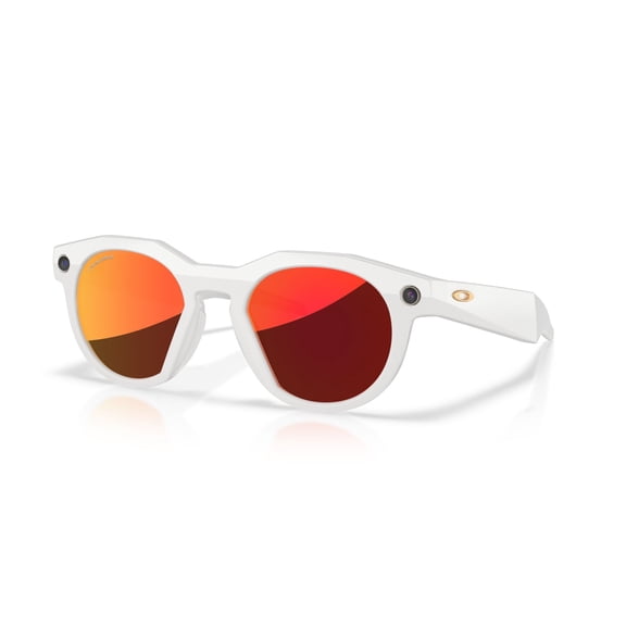 Oakley Unisex Size 51 Meta HSTN Smart Glasses, Warm Gray/Prizm Ruby