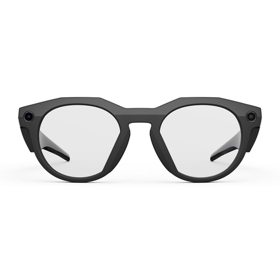 Oakley Meta HSTN - with Meta AI, Audio, Photo, Video Compatibility - Black, Clear