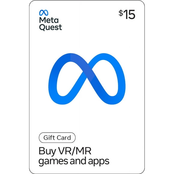 Meta Quest $15 Digital Gift Card - For Apps, Games, Experiences