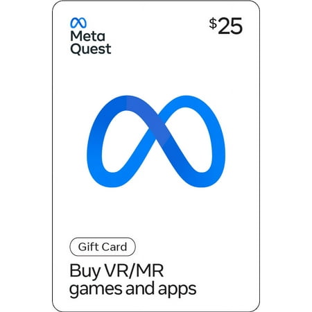 Meta Quest $25 Digital Gift Card - For Apps, Games, Experiences