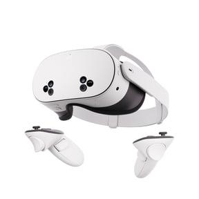 Meta Quest 3S 128GB VR Headset Level Up With Double the Storage 2X Graphical Processing Power Virtual Reality Without Wires Access to 40+ Games with a 3-Month Trial of Meta Horizon+ Include