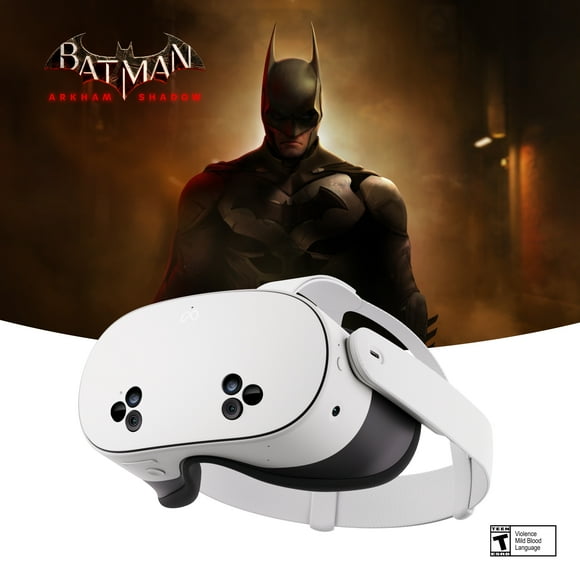 Meta Quest 3S 128 GB - Get Batman: Arkham Shadow and 3-Month Trial of Meta Horizon+ Included - All-In-One Headset