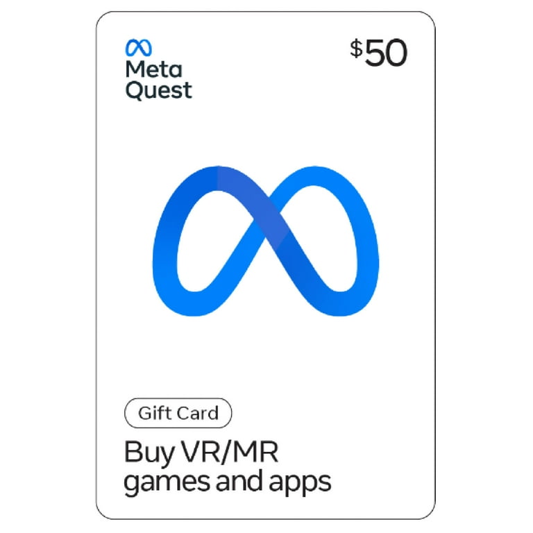Meta Quest Gift Card 50 - [Digital] 