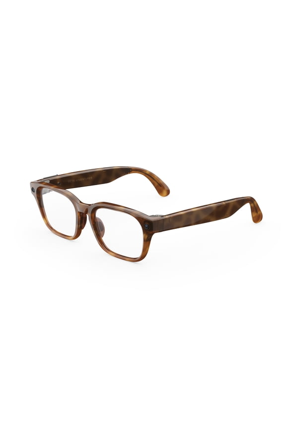 Adventurer Classic Tortoise | Smart AI glasses for Women, Men — Meta AI, 12MP Camera, Live Translate — 3K HD Resolution — 8+ Hour Battery — Range of Sizes — Clear Lenses