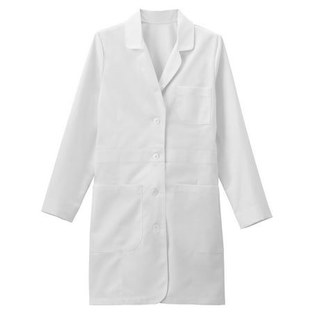 Meta Womens 35" Twill Trench Labcoat, Style 1097