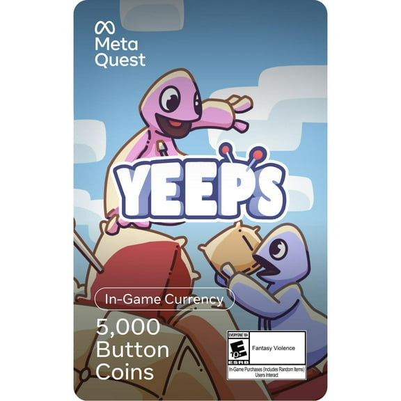 Meta Yeeps Hide and Seek 5000 Button Coins [Digital]