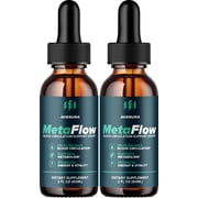 MetaFlow Liquid Drops   Meta Flow Drops Advanced Formula Natural Blend Healthy Organic Support, 2 Pack, 2 Month Supply