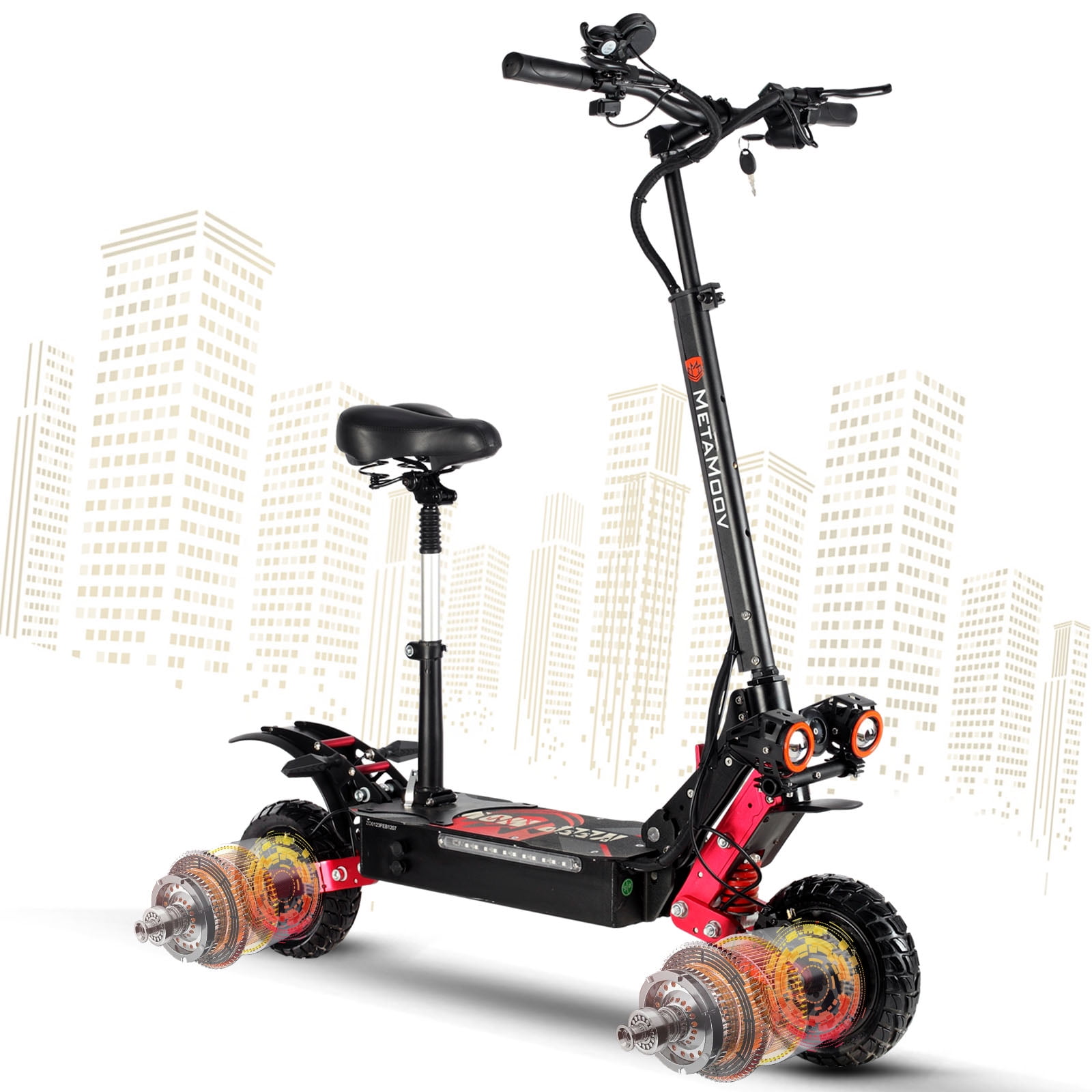 ZonDoo ZO08 Fast Electric Scooter, 3000W Dual Motors, 45 Mph ZonDoo ZO08 Fast Electric Scooter, 3000W Dual Motors, 45 Mph