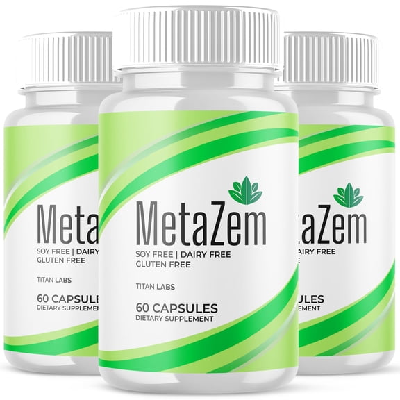 MetaZem Advanced Formula Pills Supporting Your Active Lifesyle Naturally Meta Zem 180 Capsules