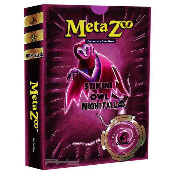 MetaZoo Cryptid Nation Nightfall Stikini Owl Theme Deck (1st Edition, Spirit)