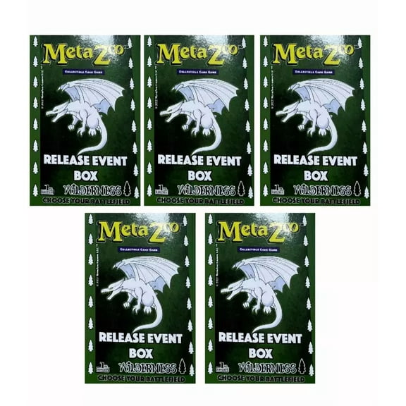 MetaZoo TCG: Cryptid Nation Wilderness Release Deck 1st Edition x5