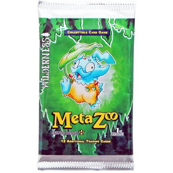 MetaZoo Trading Card Game Cryptid Nation Wilderness Booster Pack (1st Edition, 12 Cards)
