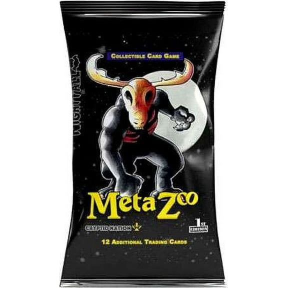 MetaZoo Trading Card Game Cryptid Nation Nightfall Booster Pack (1st Edition, 12 Cards)