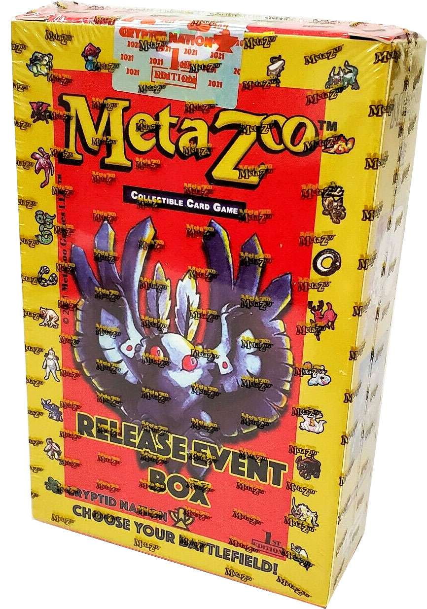 MetaZoo Trading Card Game Cryptid Nation Release Event Box (First