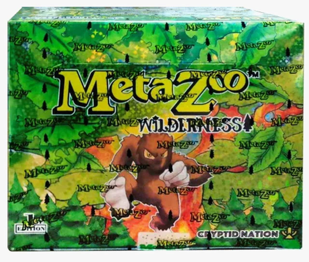 MetaZoo Wilderness Cryptid Nation Deck Building Booster Box - 1st