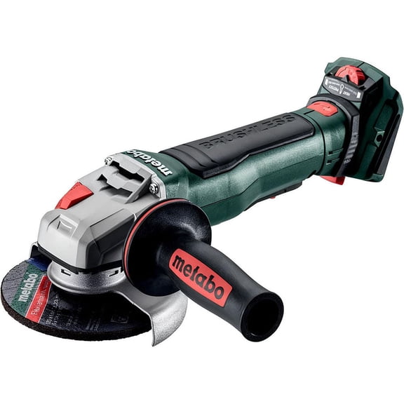 Metabo 18V 4-1/2 To 5 Inch Variable Speed Paddle Switch Cordless Angle Grinder Kit