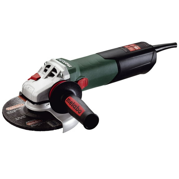 Metabo 6-Inch Angle Grinder - 9,600 Rpm - 13.5 Amp With Electronics, Lock-On