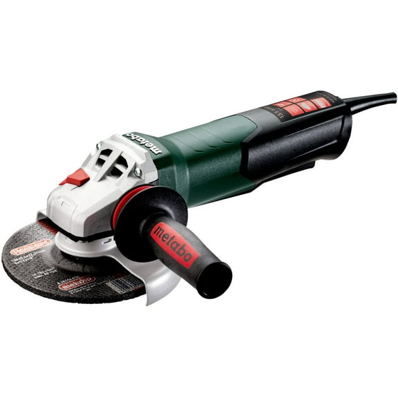 Metabo 6-Inch Angle Grinder - 9,600 Rpm - 13.5 Amp With Electronics, Non-Lock Paddle