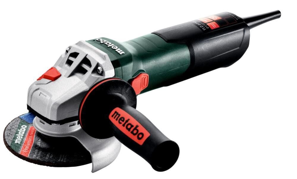 Metabo 603623420 W11-125 11-Amp 4-1/2” / 5” Quick Angle Grinder