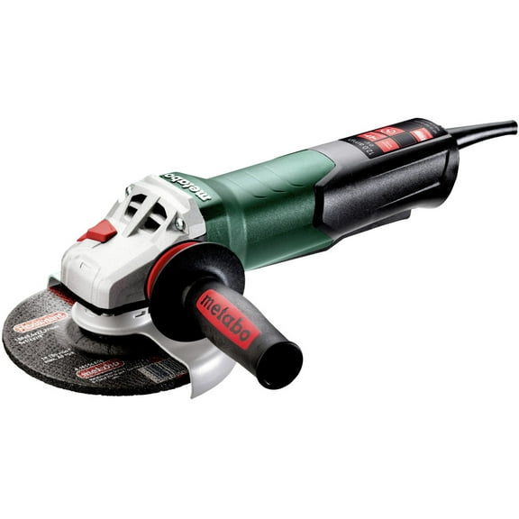 Metabo 603633420 WP 13-150 Quick 12 Amp 10,000 RPM 6 in. Corded Angle Grinder with Non-Locking Paddle