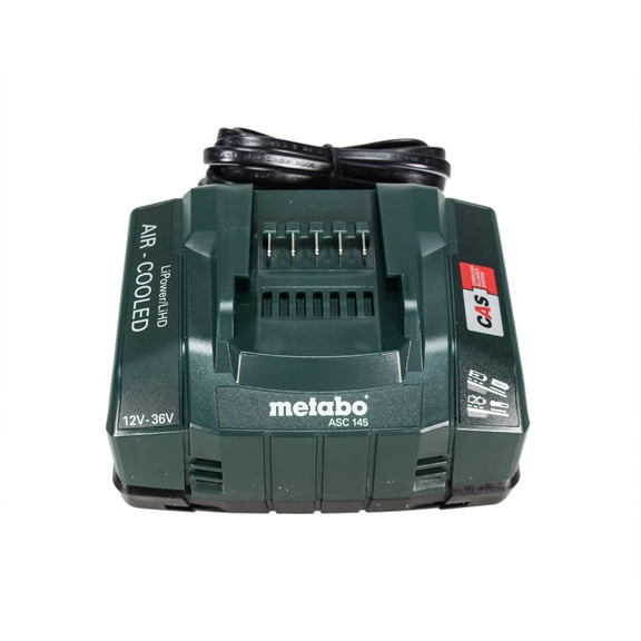 Metabo Asc 145 8A 12-36V Air Cooled Quick Charger