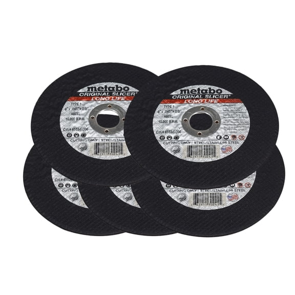 Metabo 655344000 6" x .045" x 7/8" - A60XL Original LL Original LL (5 Pack)