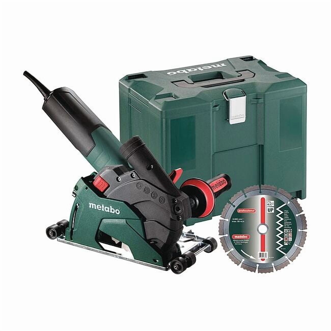 Metabo Angle Grinder, 5 in Dia, 9,600 RPM, 12 A T 13-125 CED Set