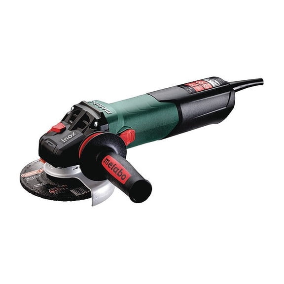 Metabo Angle Grinder,15 A,Barrel Grip,5.5 lb WEV 17-125 Quick Inox