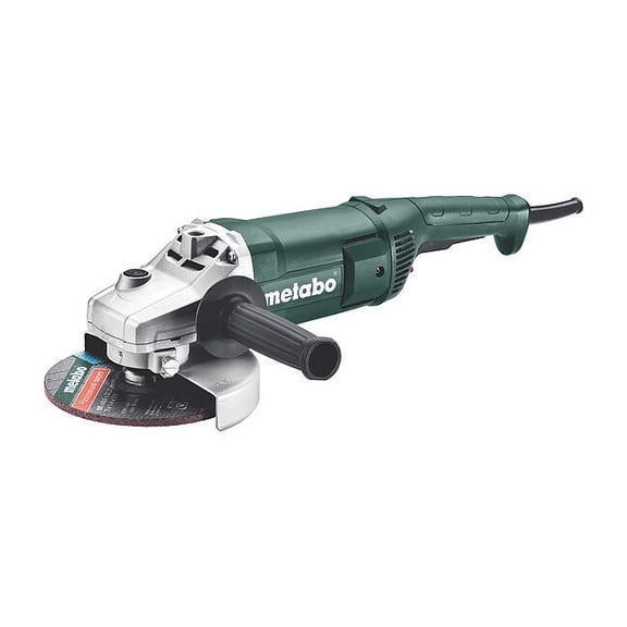 Metabo Angle Grinder, 7 in Dia, 8,450 RPM, 15 A W 2200-180
