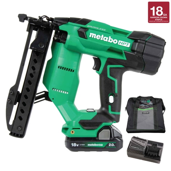 Metabo HPT 18V Cordless Crown Stapler Kit, N1804DA
