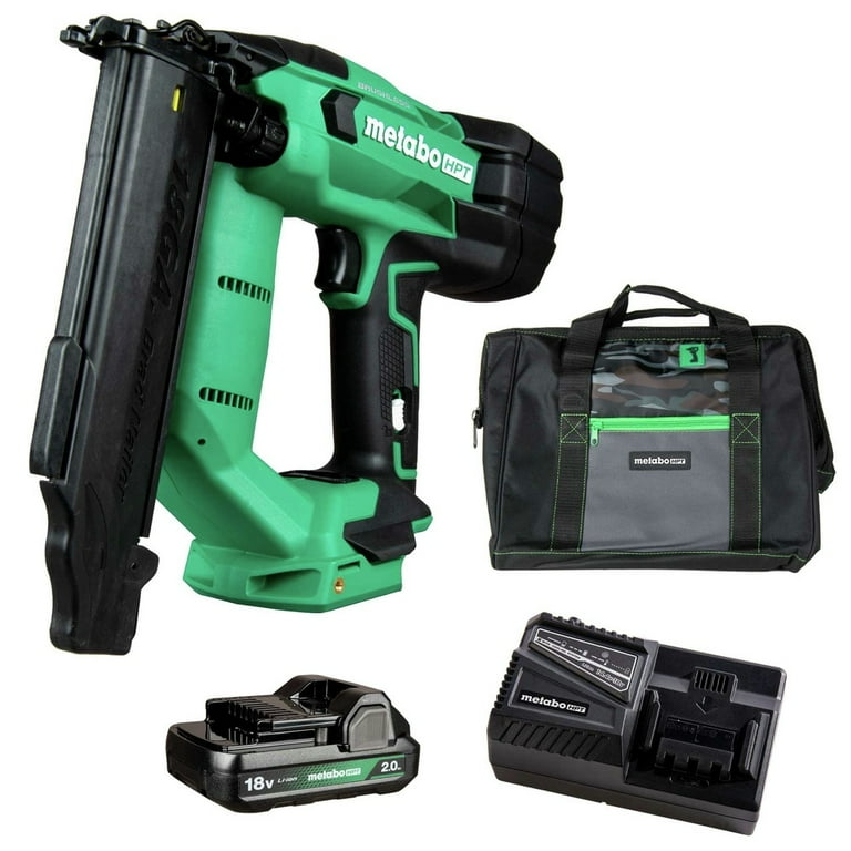 Metabo HPT 18V 2Ah Compact 18 Gauge Cordless Brad Nailer Kit with